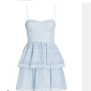 Broderie Anglaise Mini Dress